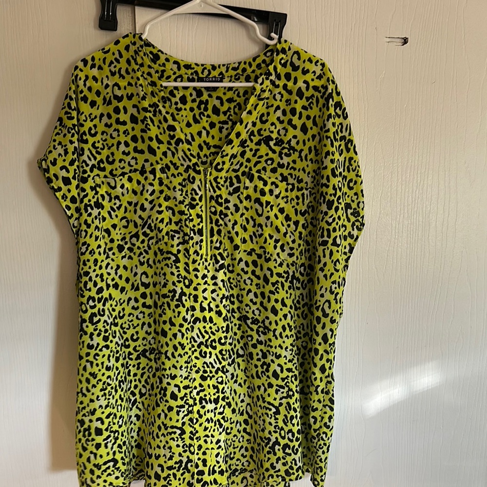 Leopard Print Women's Top